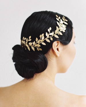 Alena Wrap Headpiece | Gold